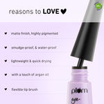 Buy Plum Love At First Sight Trio | Eye-Swear-By Kohl Kajal - Deep Black + Eye-Swear-By Matte Liner – 01 Black + Matterrific Lipstick – 125 Go Rouge | 100% Vegan & Cruelty Free - Purplle