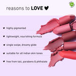 Buy Plum Love At First Sight Trio | Eye-Swear-By Kohl Kajal - Deep Black + Eye-Swear-By Matte Liner – 01 Black + Matterrific Lipstick – 125 Go Rouge | 100% Vegan & Cruelty Free - Purplle