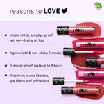Buy Plum Youa€™re My Soul(Matte) Duo | Eye-Swear-By Kohl Kajal - Deep Black + Matte In Heaven Liquid Lipstick a€“ 136 Sugar na€™ Spice | 100% Vegan & Cruelty Free - Purplle