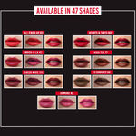 Buy Colorbar Velvet Matte Lipstick Bare 58 - Red (4.2 gm) - Purplle