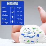 Buy Bumtum Baby Diaper Pants with Leakage Protection -9 to 14 Kg (Large, 56 Count, Pack of 1) - Purplle