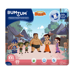 Buy Bumtum Chota Bheem Baby Diaper Pants with Leakage Protection (XXL, 22 Count, Pack of 1) - Purplle