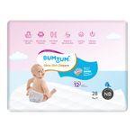 Buy Bumtum Ultra Slim Baby Diaper Pants with Leakage Protection (NB, 28 Count, Pack of 1) - Purplle