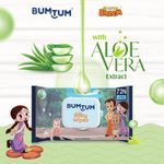 Buy Bumtum Baby Wet Wipes with Lid Paraben & Sulfate Free (Pack of 1)  (72 Wipes) - Purplle