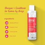 Buy Amigo 2 IN 1 Shampoo & Conditioner for Kids, Paraben & Sulfate Free, Gentle & Mild with Passion Fruit & Sea Buckthorn extract (200 ml) - Purplle
