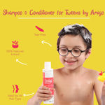 Buy Amigo 2 IN 1 Shampoo & Conditioner for Kids, Paraben & Sulfate Free, Gentle & Mild with Passion Fruit & Sea Buckthorn extract (200 ml) - Purplle