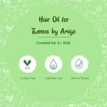 Buy Amigo Hair Oil for Kids with Jojoba & Hibiscus extracts, Paraben & Sulfate Free for Healthy & Strong Hair (150 ml) - Purplle