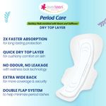 Buy everteen Period Care XXL Dry 40 Sanitary Pads 320mm with Double Flaps enriched with Neem and Safflower - 2 Packs (40 Pads Each) - Purplle