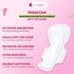 Buy everteen Period Care XXL Soft 40 Sanitary Pads 320mm with Double Flaps enriched with Neem and Safflower - 2 Packs (40 Pads Each) - Purplle