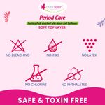 Buy everteen Period Care XXL Soft 40 Sanitary Pads 320mm with Double Flaps enriched with Neem and Safflower - 2 Packs (40 Pads Each) - Purplle