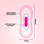 Buy everteen 100% Natural Cotton-Top Daily Panty Liners for Women - 2 Packs (30pcs each) - Purplle