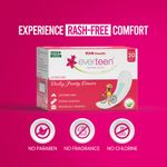 Buy everteen 100% Natural Cotton-Top Daily Panty Liners for Women - 2 Packs (30pcs each) - Purplle