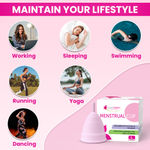 Buy everteen Large Reusable Menstrual Cup with No Leakage and Odor - Rash Free, Pack 2 (30 ml) - Purplle