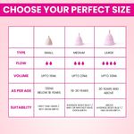 Buy everteen Large Reusable Menstrual Cup with No Leakage and Odor - Rash Free, Pack 2 (30 ml) - Purplle
