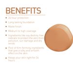 Buy MyGlamm Treat Love Care 24 Hrs Antipollution Foundation-Refine-14ml - Purplle