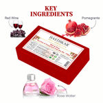 Buy Hasthkar Handmades Soap Base Bar For Soap Making Red Wine With Pomegranate Extract Melt & Pour Clear Transparent Glycerine Soap base SLS & SLES Paraben Free 450Gm - Purplle