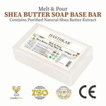 Buy Hasthkar Handmades Soap Base Bar For Soap Making Shea Butter Melt & Pour Clear Transparent Glycerine Soap base | SLS & SLES Paraben Free | 450Gm - Purplle