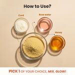 Buy Good Vibes Ubtan Insta Glow Powder | 100% Natural, No Preservatives, No Pesticides, No Parabens, No Silicones, No Sulphates, No Animal Testing (150 gm) - Purplle