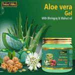 Buy Indus valley Bio organic Hair reborn Aloe vera gel with Bhringraj & Walnut oil (175 ml) - Purplle
