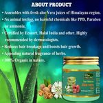 Buy Indus valley Bio organic Hair reborn Aloe vera gel with Bhringraj & Walnut oil (175 ml) - Purplle