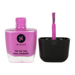 Buy SUGAR Cosmetics Tip Tac Toe Nail Lacquer Classic | Long-lasting, 100% Chip-resistant & Glossy Finish | 9 ml - 01 Pink Positive - Purplle