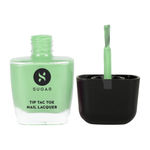 Buy SUGAR Cosmetics Tip Tac Toe Nail Lacquer Classic | Long-lasting, 100% Chip-resistant & Glossy Finish | 10ml - 07 Mint Money | 10ml - Purplle