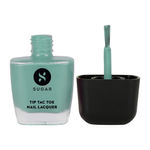 Buy SUGAR Cosmetics Tip Tac Toe Nail Lacquer Classic - 08 Sacred Sage  - Purplle