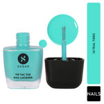 Buy SUGAR Cosmetics Tip Tac Toe Nail Lacquer Classic - 14 Teal Tides - Purplle