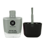 Buy SUGAR Cosmetics Tip Tac Toe Nail Lacquer Classic | Long-lasting, 100% Chip-resistant & Glossy Finish | 9 ml - 17 Grays of God - Purplle