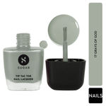 Buy SUGAR Cosmetics Tip Tac Toe Nail Lacquer Classic | Long-lasting, 100% Chip-resistant & Glossy Finish | 9 ml - 17 Grays of God - Purplle