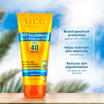 Buy VLCC 3D Youth Boost SPF40 Sunscreen Gel Creme (100 g+25% extra)- 125 gm - Purplle