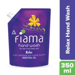 Buy Fiama Relax Moisturising hand wash, Lavender and Ylang, 350ml - Purplle