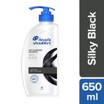 Buy Head & Shoulders Silky Black Shampoo (650 ml) - Purplle