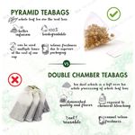 Buy Tea Treasure Peace Tea - 10 Pyramid Tea Bags - Purplle