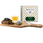 Buy Tea Treasure Kahwa Green Tea - 10 Pyramid Tea Bags - Purplle