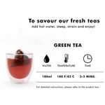 Buy Tea Treasure Kahwa Green Tea - 10 Pyramid Tea Bags - Purplle