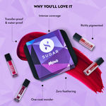 Buy SUGAR Cosmetics Smudge Me Not Mini Liquid Lipstick Sets for Women | Transferproof & Waterproof | Lasts Upto 12+Hours | Pack of 4 - Nude Shades - Purplle