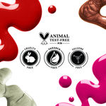 Buy FACES CANADA Ultime Pro Splash Mini Nail Enamel Value Pack of 4 | Black Beauty + White O White + Bahama Breeze + Ignite | 20 ml | Quick-Drying | High Shine | Chip-Resistant | Long Lasting - Purplle