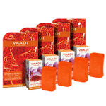 Buy Vaadi Herbals Kesar Chandan Facial Bar with Extract Orange Peel (25 g) (Pack of 4) - Purplle