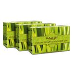 Buy Vaadi Herbals Enticing Lemongrass Scrub Soap (75 g) (Pack of 3) - Purplle