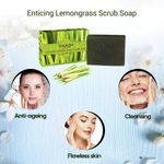 Buy Vaadi Herbals Enticing Lemongrass Scrub Soap (5 + 1 Free) (75 g) (Pack of 6) - Purplle