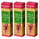 Buy Vaadi Herbals Value Pack Of 3 Nail & Cuticle Oil With Jojoba Oil (10 ml x 3) - Purplle