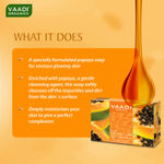 Buy Vaadi Herbals Value Pack Of 3 Fresh Papaya Soap (75 g X 3) - Purplle