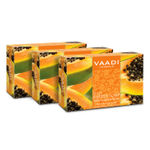 Buy Vaadi Herbals Value Pack Of 3 Fresh Papaya Soap (75 g X 3) - Purplle