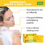Buy Vaadi Herbals Refreshing Lemon and Basil Soap (75 g) (Pack of 3) - Purplle