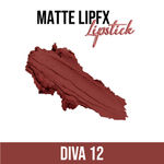 Buy C2P Pro Matte Lip FX Lipstick - Diva 12 - Purplle