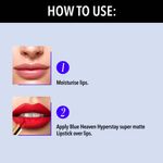 Buy Blue Heaven Hyperstay Super Matte Lipstick -Real Red, 731, 2.2gm - Purplle