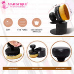 Buy Majestique Flat Round Shaped, Professional Foundation Blender Brush FC4 Cosmetic Brush - 1 Pc - Purplle