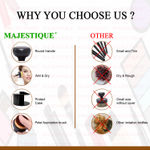 Buy Majestique Flat Round Shaped, Professional Foundation Blender Brush FC4 Cosmetic Brush - 1 Pc - Purplle