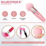 Buy Majestique Facial Cleaning Sponge with Pointed Makeup Sponge CMB536 - Color May vary - Purplle